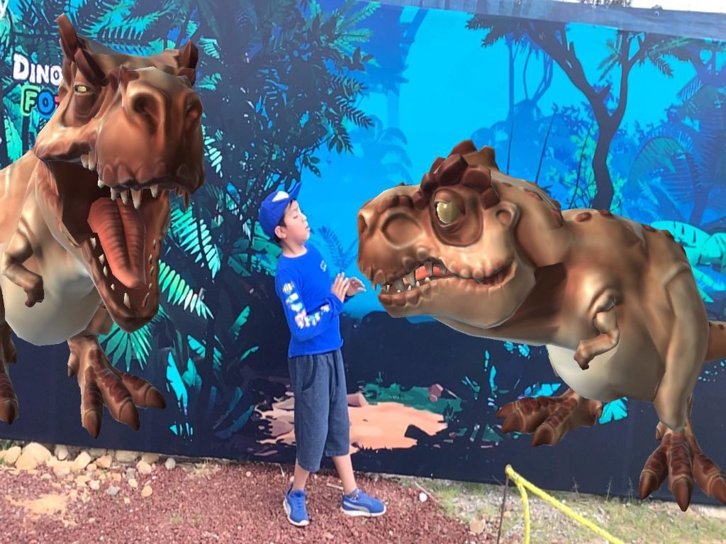 Conoce a los dinosaurios con la realidad aumentada