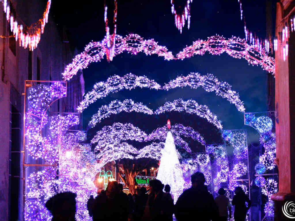 Villa Iluminada de Atlixco túneles iluminados