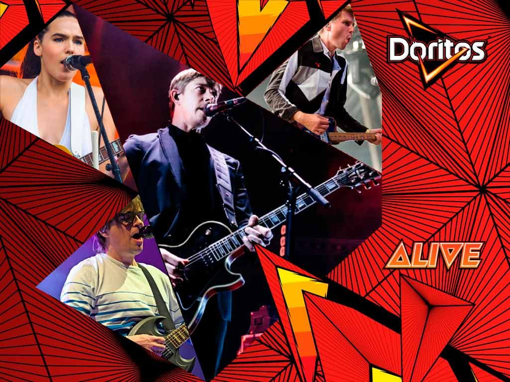 Conecta tus sentidos con la música al máximo en casa Doritos® Alive