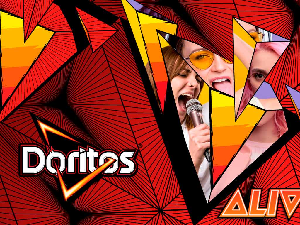 Siente la música con todos tus sentidos en la casa DORITOS® Alive