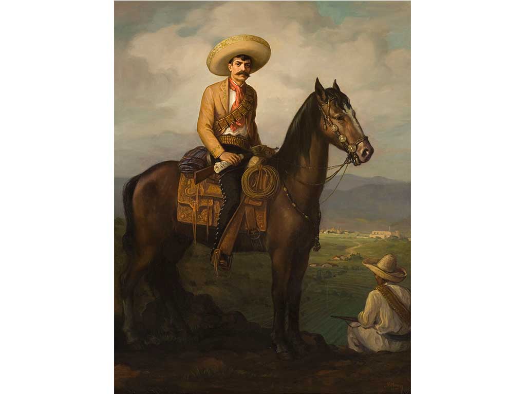 Emiliano Zapata en obras de Rivera y Siqueiros en Bellas Artes 1