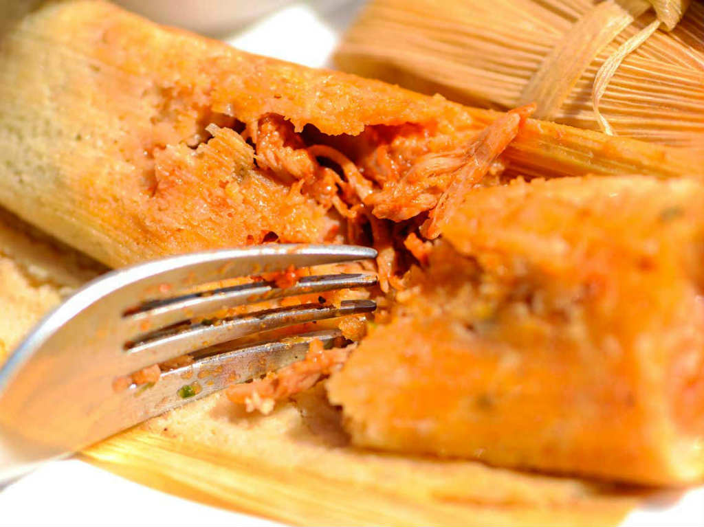 Feria del Tamal opciones con carne