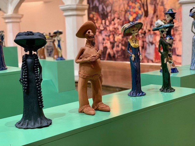 Catrinas de Moroleón en el Museo Dolores Olmedo