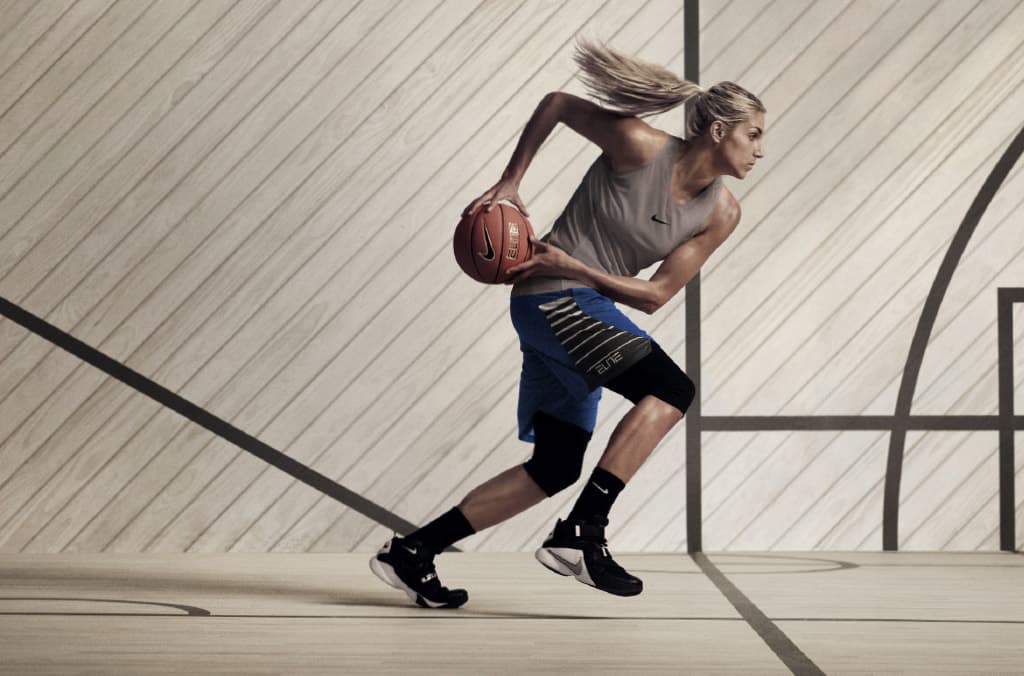 Basquetbol femenil en la retas de Nike