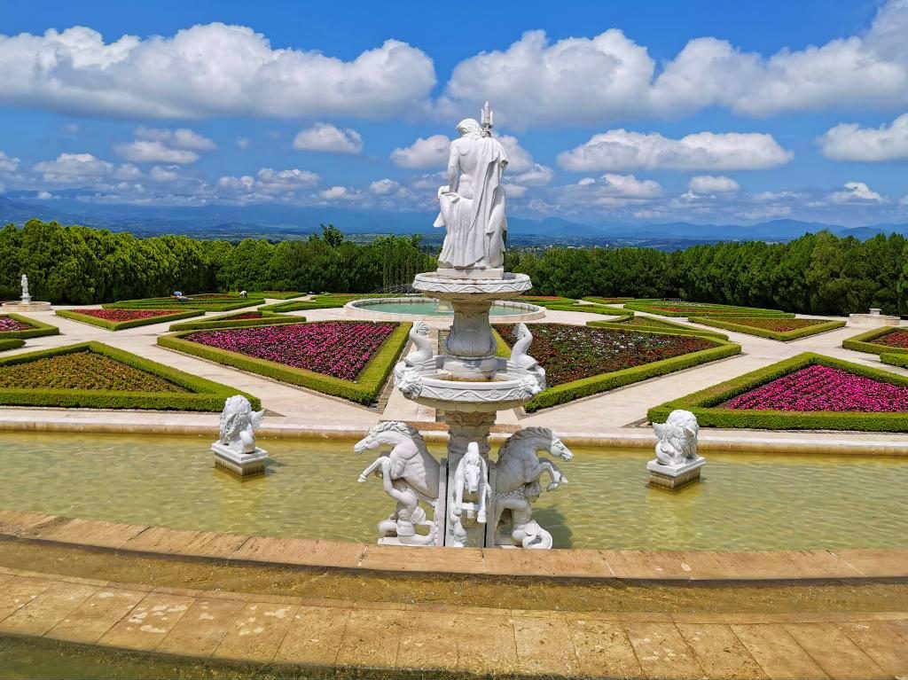 Noche Mágica en Jardines de México Fuente Neptuno