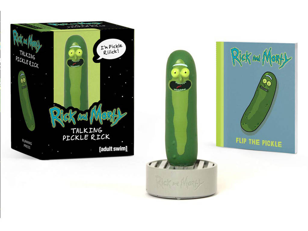 Pickle Rick parlante 
