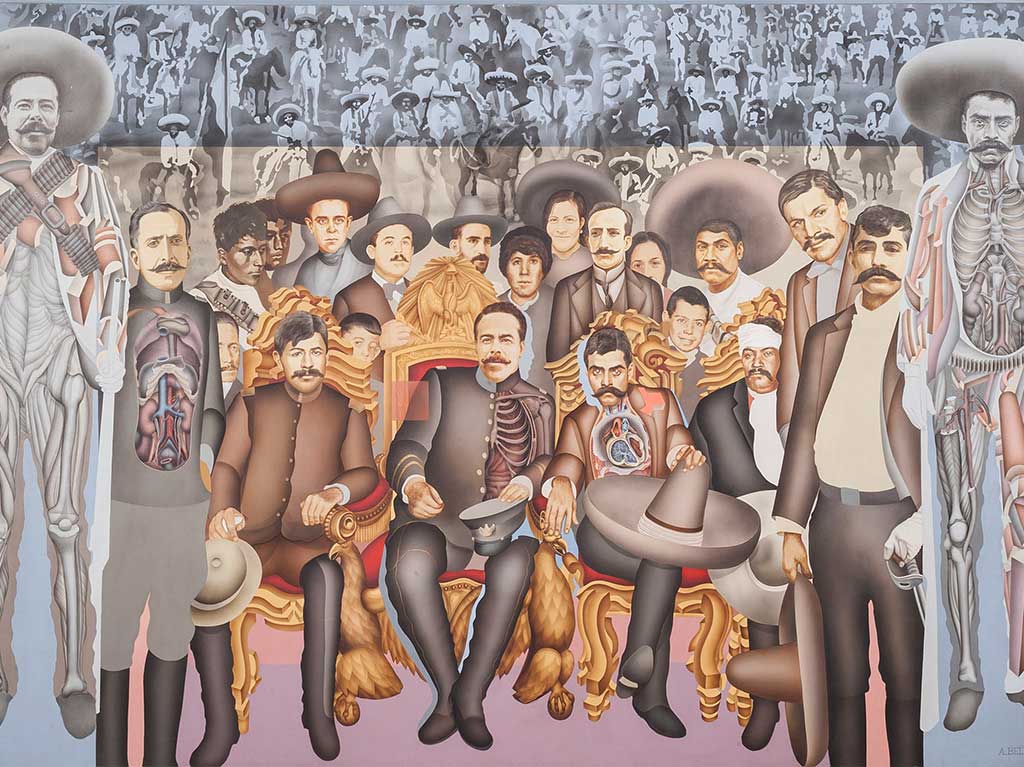 Emiliano Zapata en obras de Rivera y Siqueiros en Bellas Artes