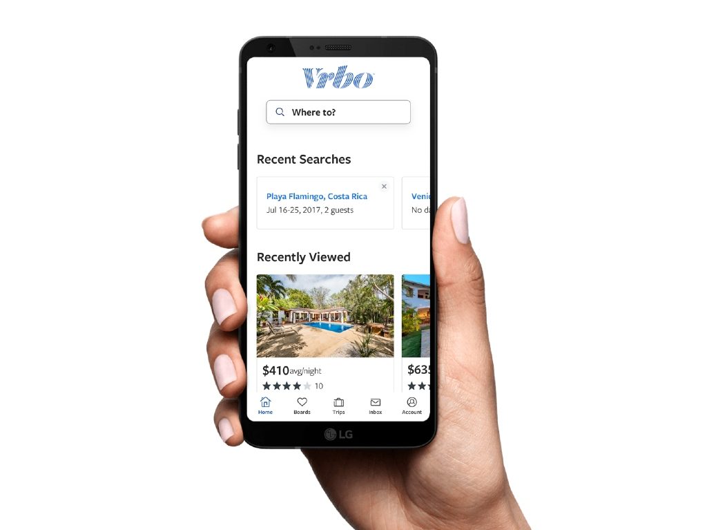 App Vrbo hospedaje en México