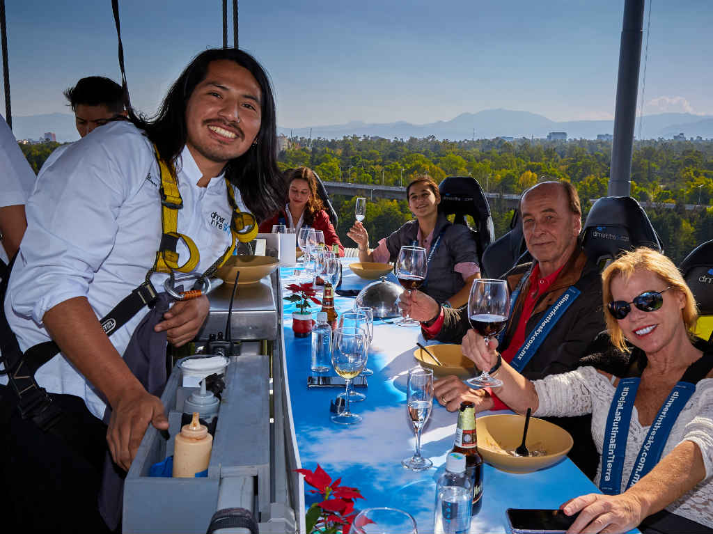 Dinner in the Sky, chef Alvaro Vazquez