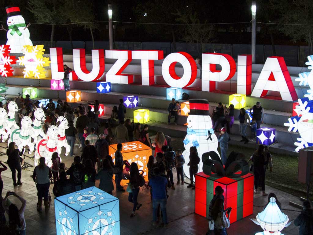 Festival de Luces Navideñas: Luztopía 2019 en Monterrey