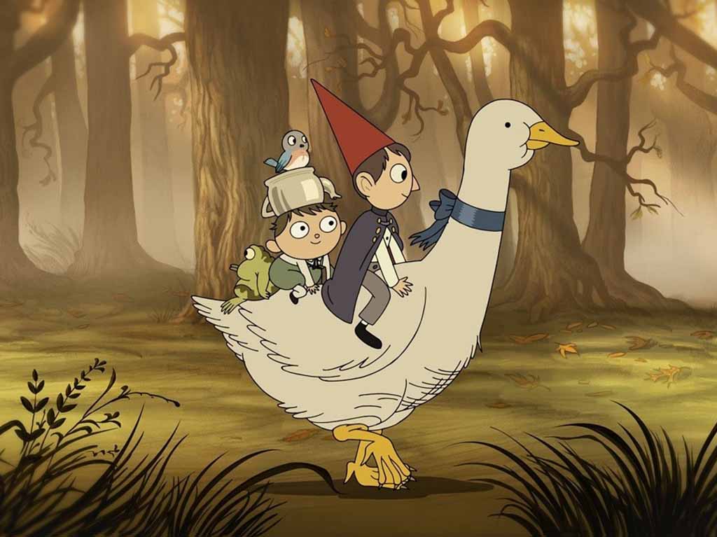 Más allá del jardín miniserie animada