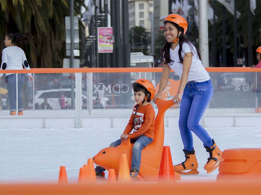 Pista de patinaje en CDMX 2019