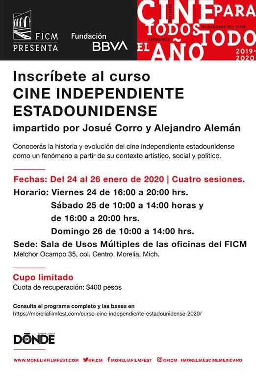 Asiste al taller de cine independiente del Festival de Morelia 3