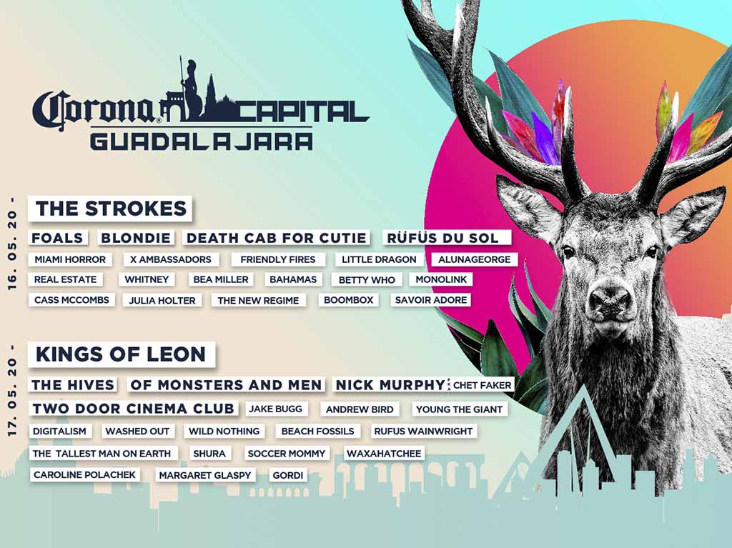 Corona Capital Guadalajara 2020: cartel