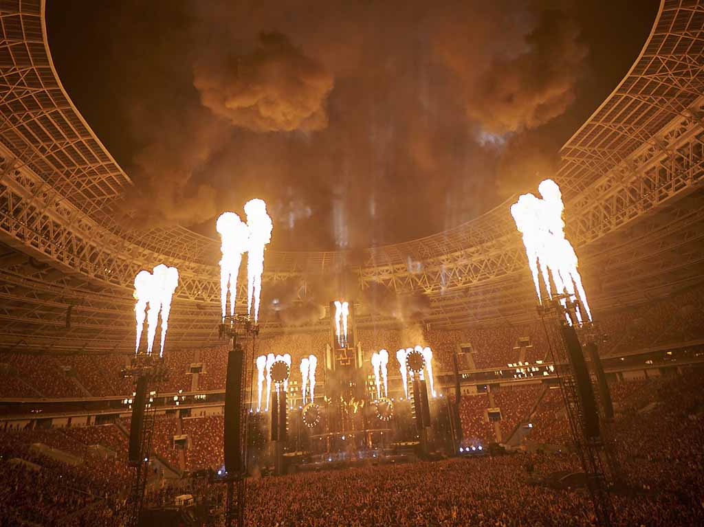 rammstein gira de estadios