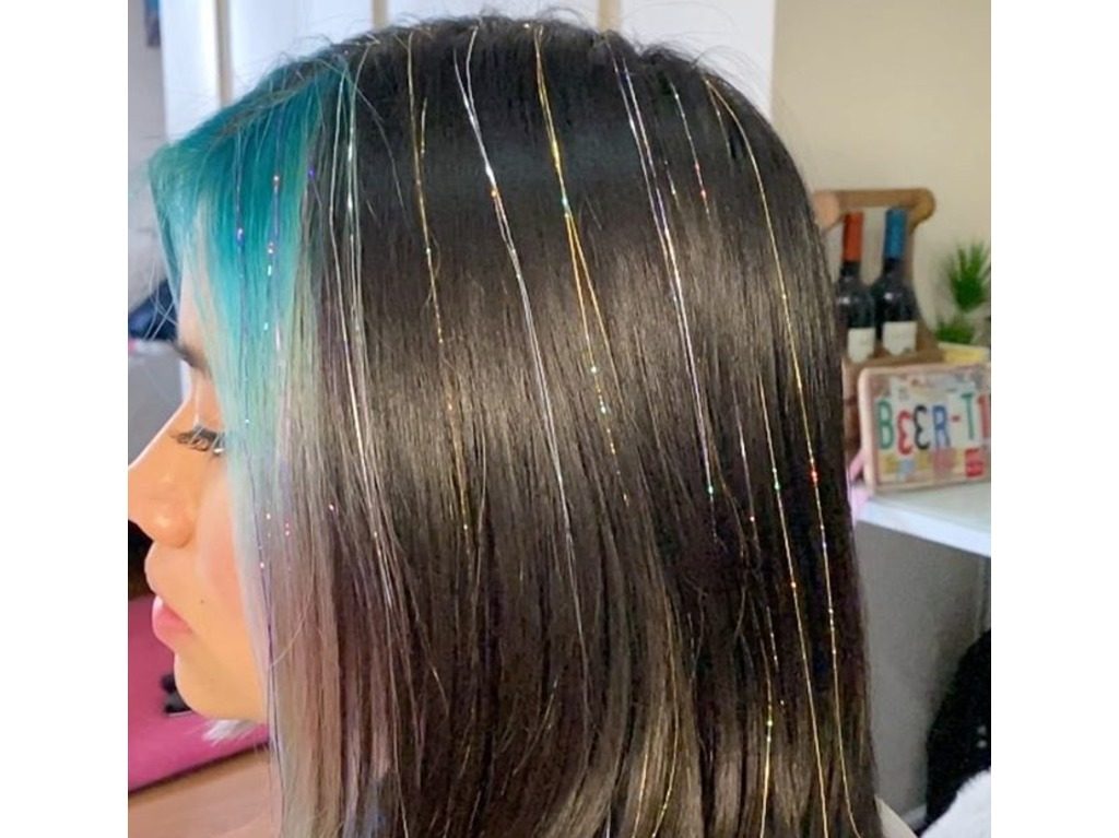 Studio Condesa glitter extensions