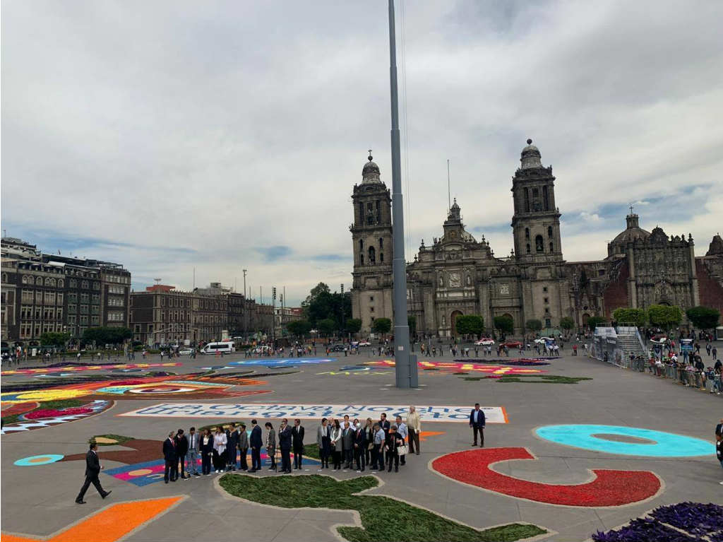  alfombra monumental inauguración