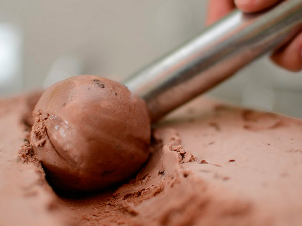 Festival del helado y la nieve chocolate