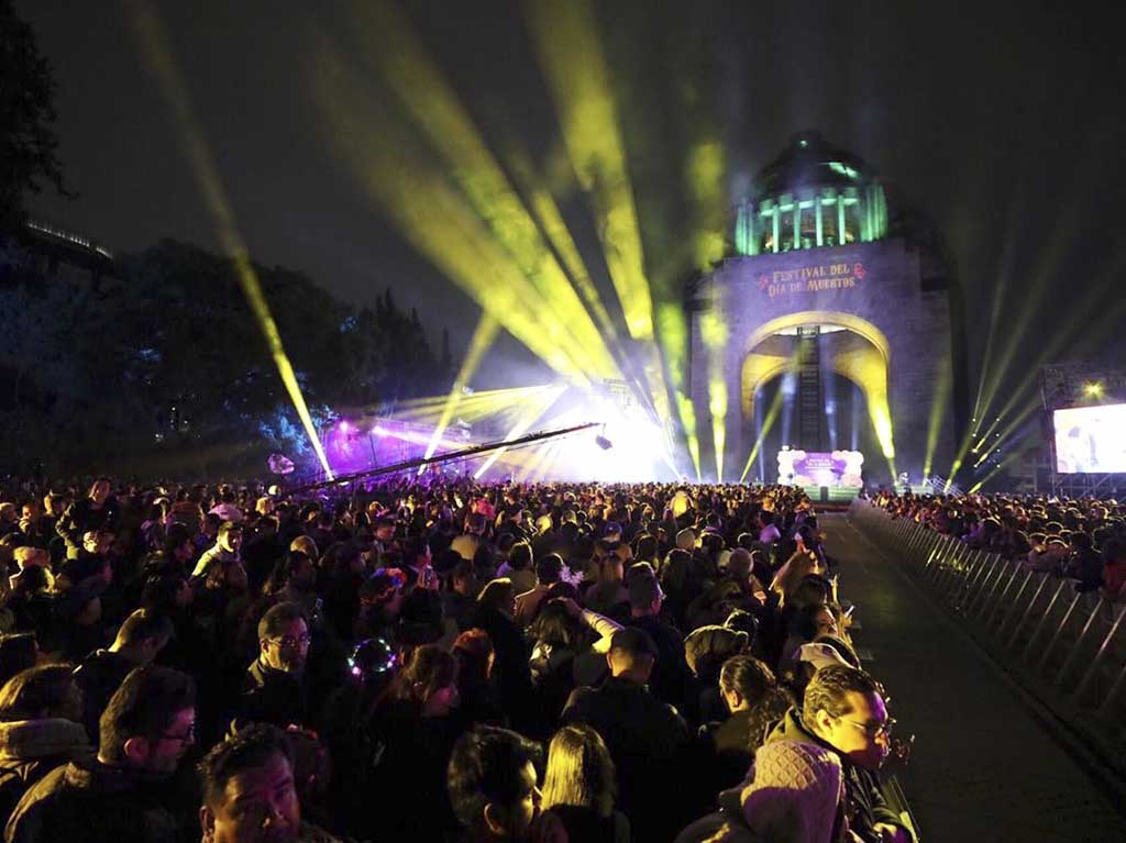 video mapping dia de muertos