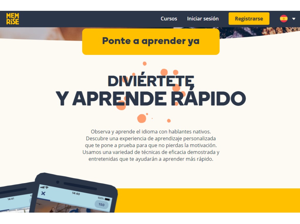 Aplicaciones y sitios para aprender otro idioma gratis: Memrise