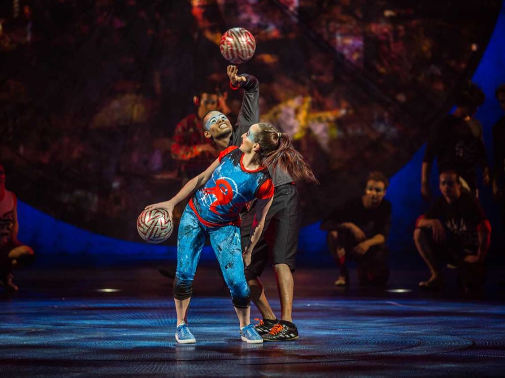 Cirque du Soleil gratis pelotas