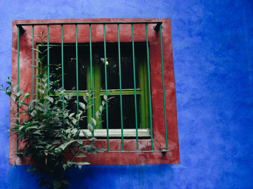 La Casa Azul de Frida Kahlo ventana