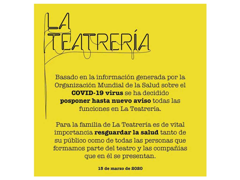 La teatrería