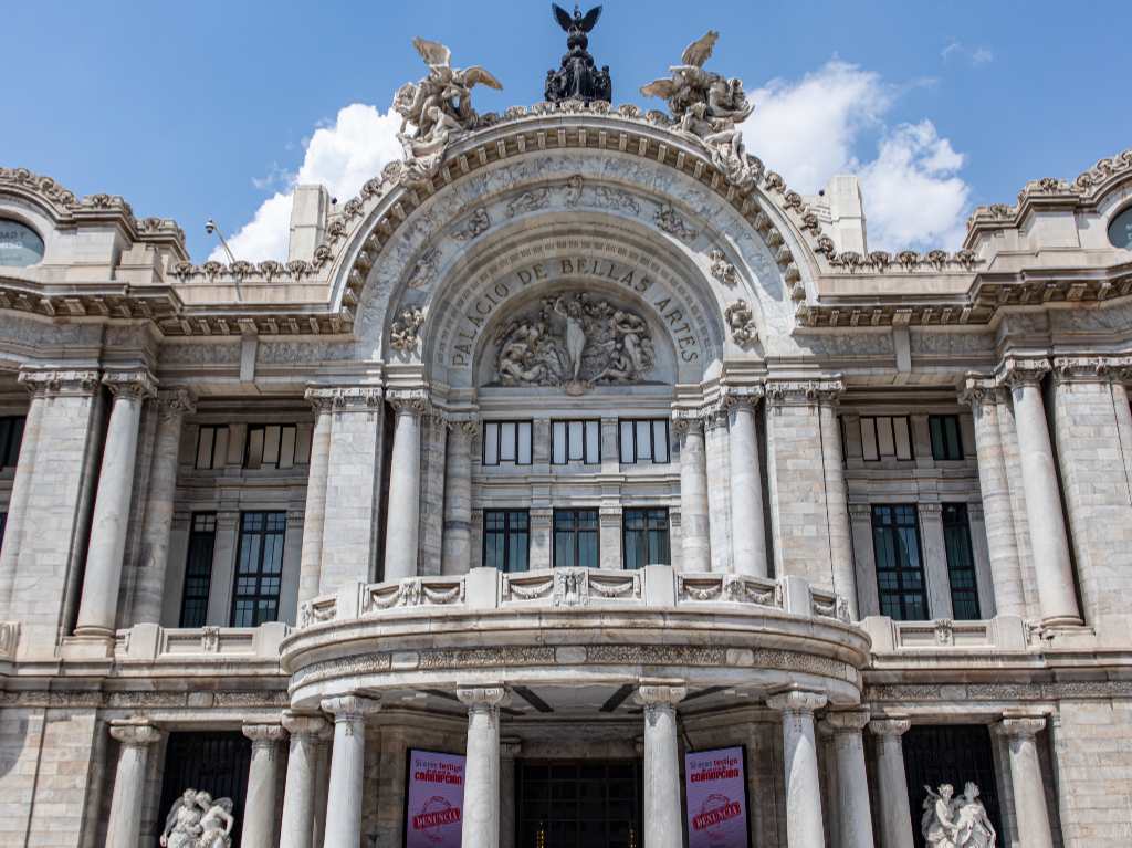 Recorrido virtual por el Palacio de Bellas Artes fachada