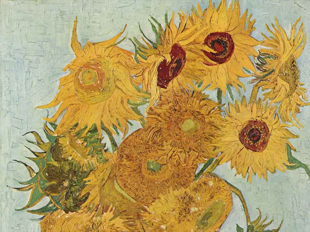 van gogh girasoles colección en linea