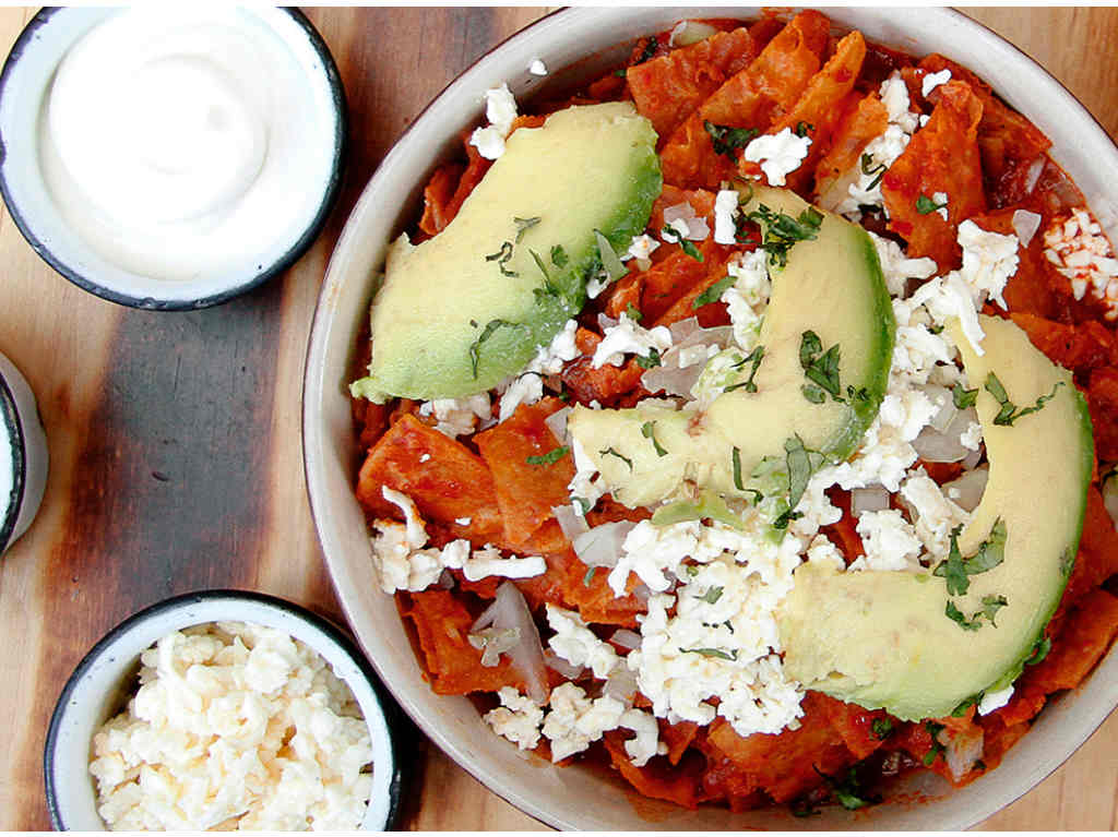 chilaquiles a domicilio en CDMX, hijos del maiz