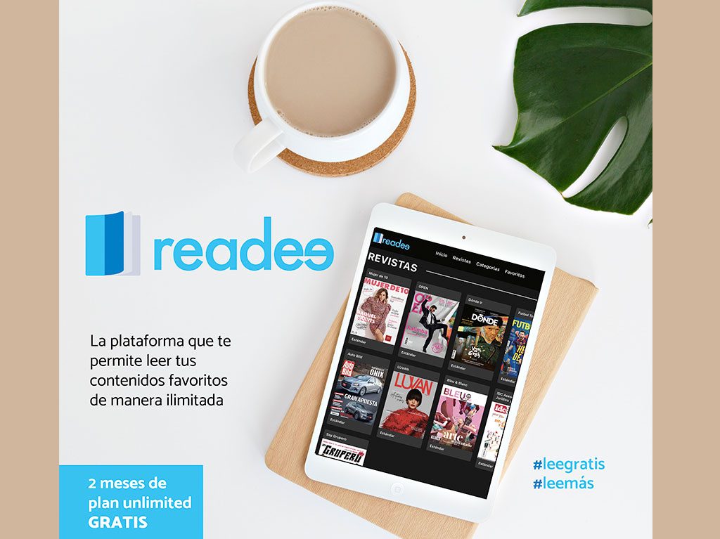 Llega a México Readee, la práctica plataforma digital para leer revistas