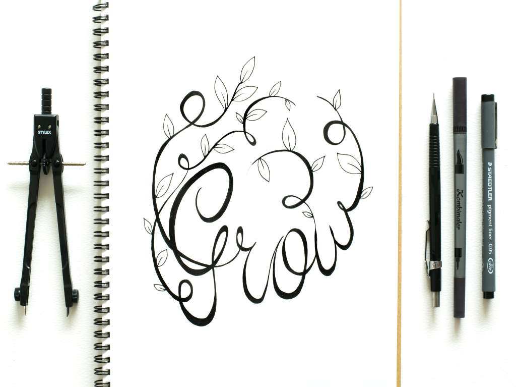 Aprende el arte de la caligrafía con estos tutoriales de hand lettering 2