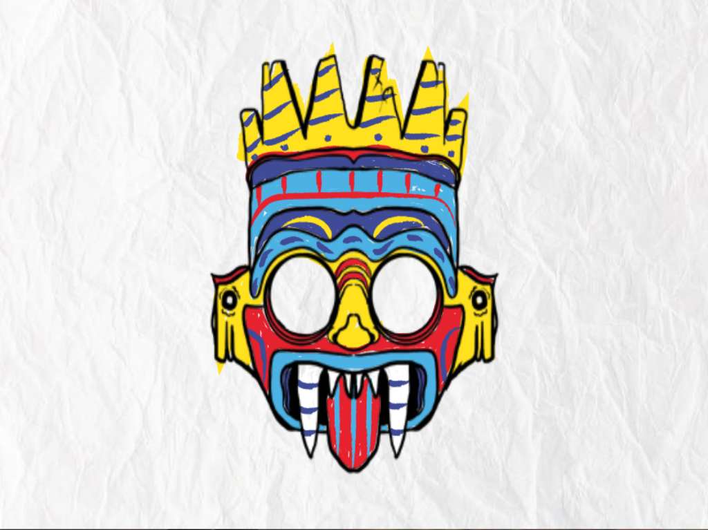 Crea máscaras de dioses prehispánicos mientras aprendes en casa