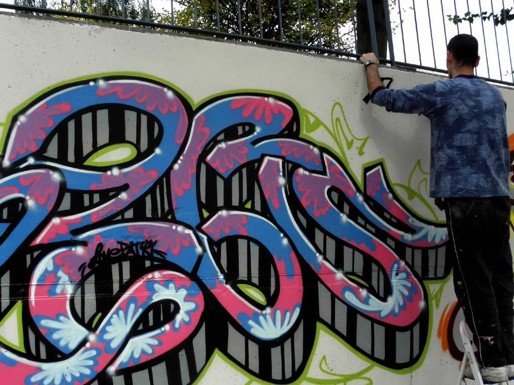 murales y arte urbano de Guadalajara letras