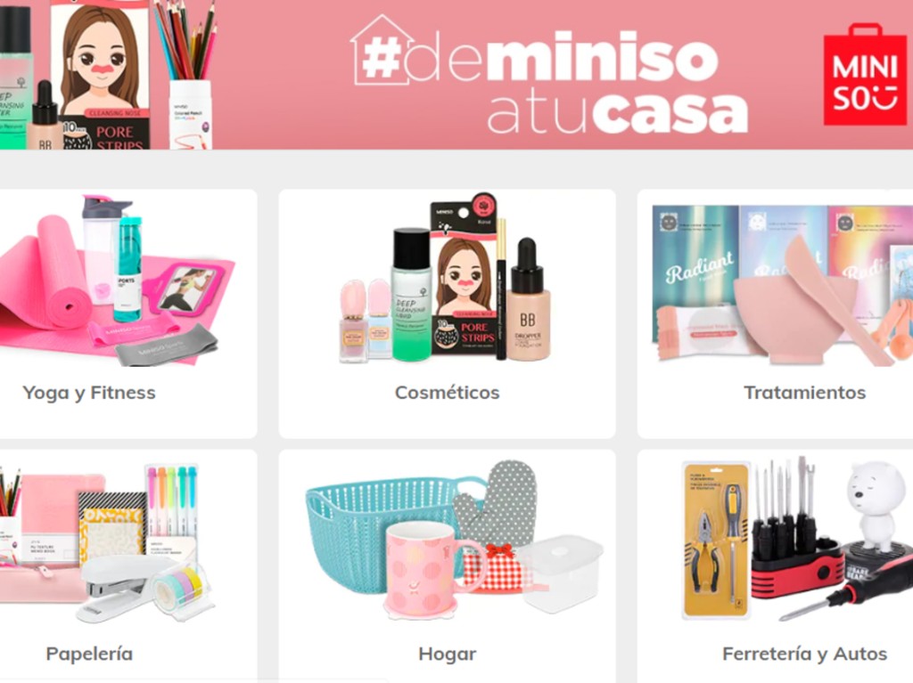 Tienda en línea de Miniso