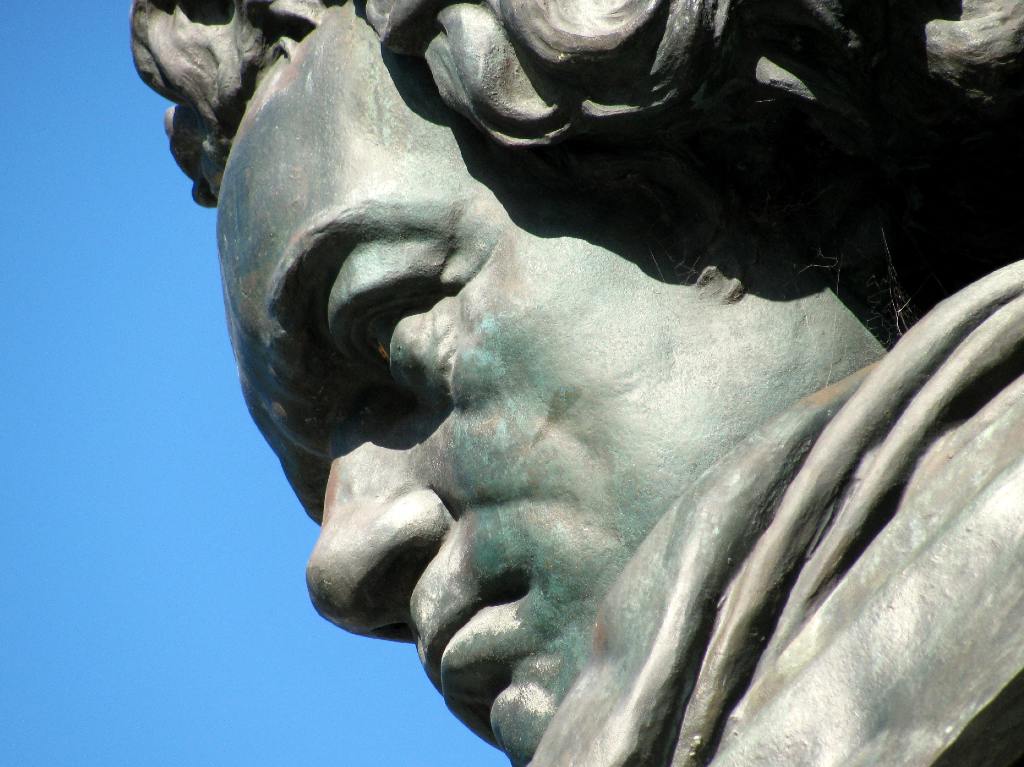 aniversario de Ludwig van Beethoven busto