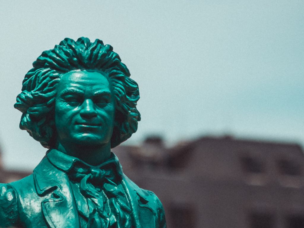 aniversario de Ludwig van Beethoven estatua