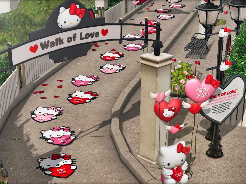 primer Bazar virtual de Hello Kitty animación