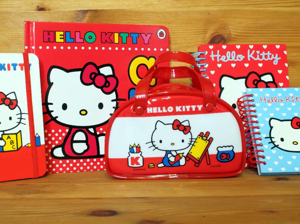 primer Bazar virtual de Hello Kitty libretas