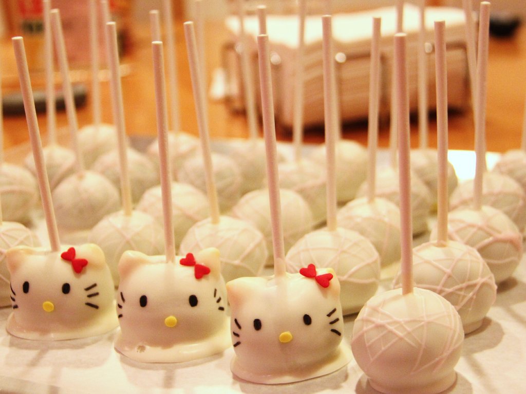 primer Bazar virtual de Hello Kitty postres