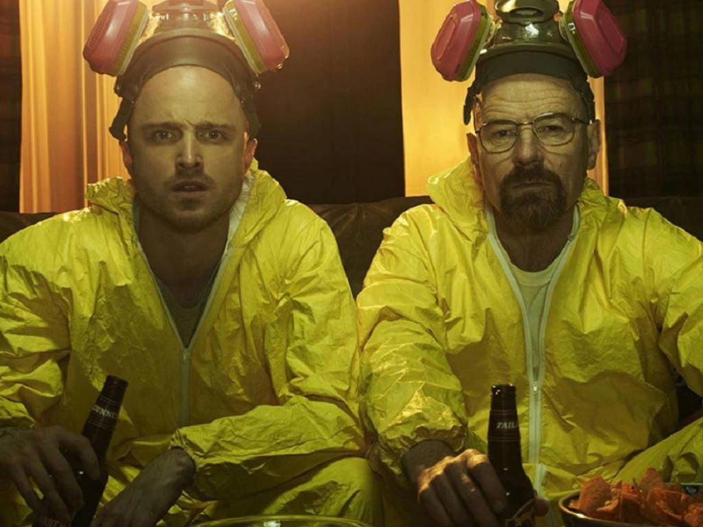 cata de mezca con los actores de breaking bad