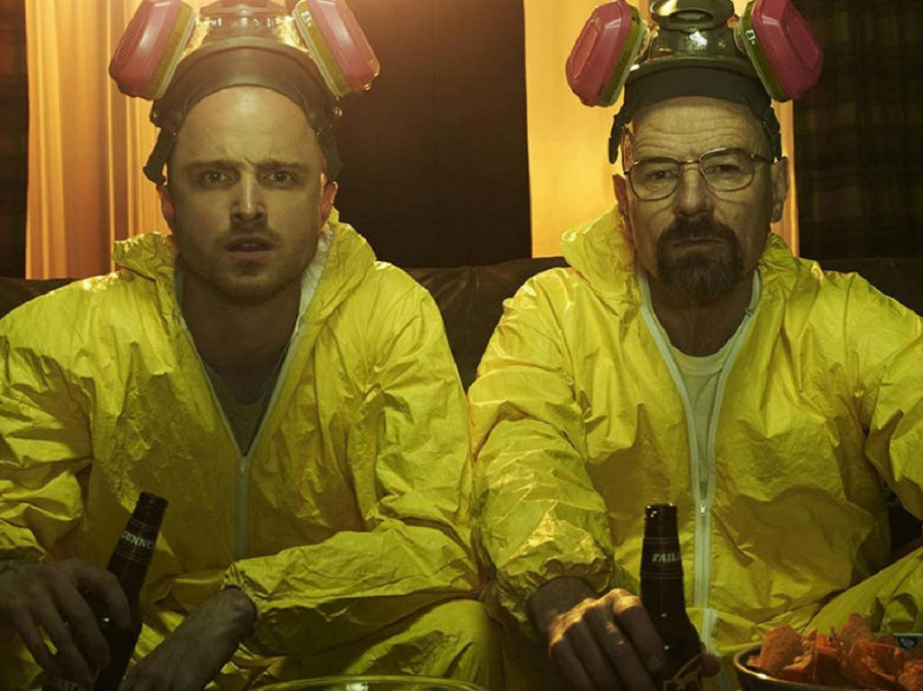 cata de mezca con los actores de breaking bad