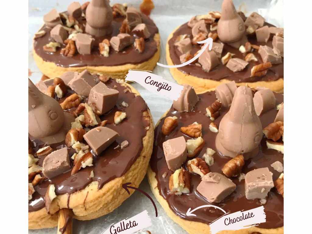 Paletas de galleta con conejitos, kit kat y más para acompañar tu cafecito 2