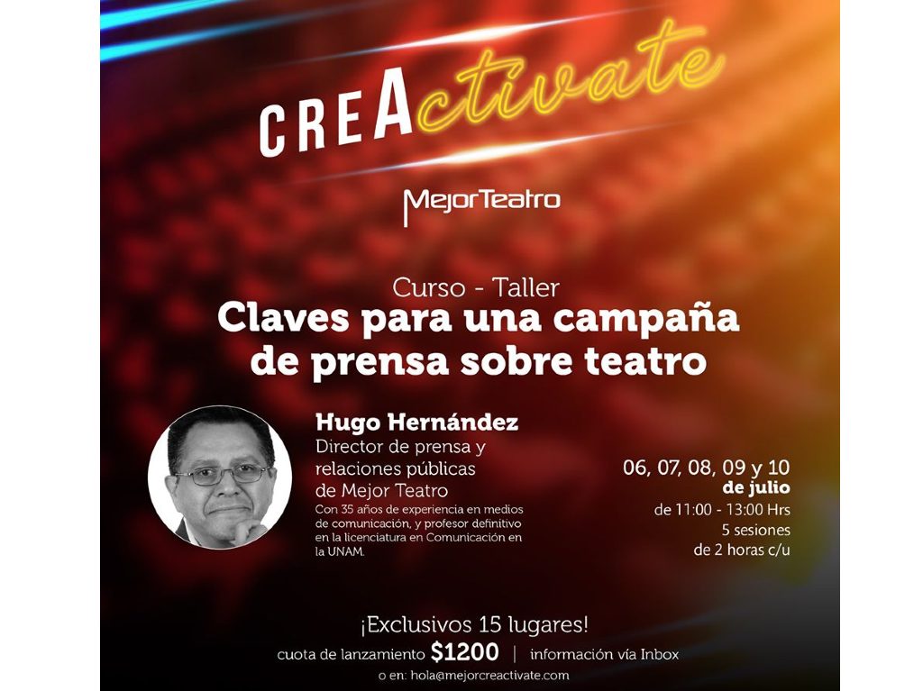 cursos de teatro online hugo