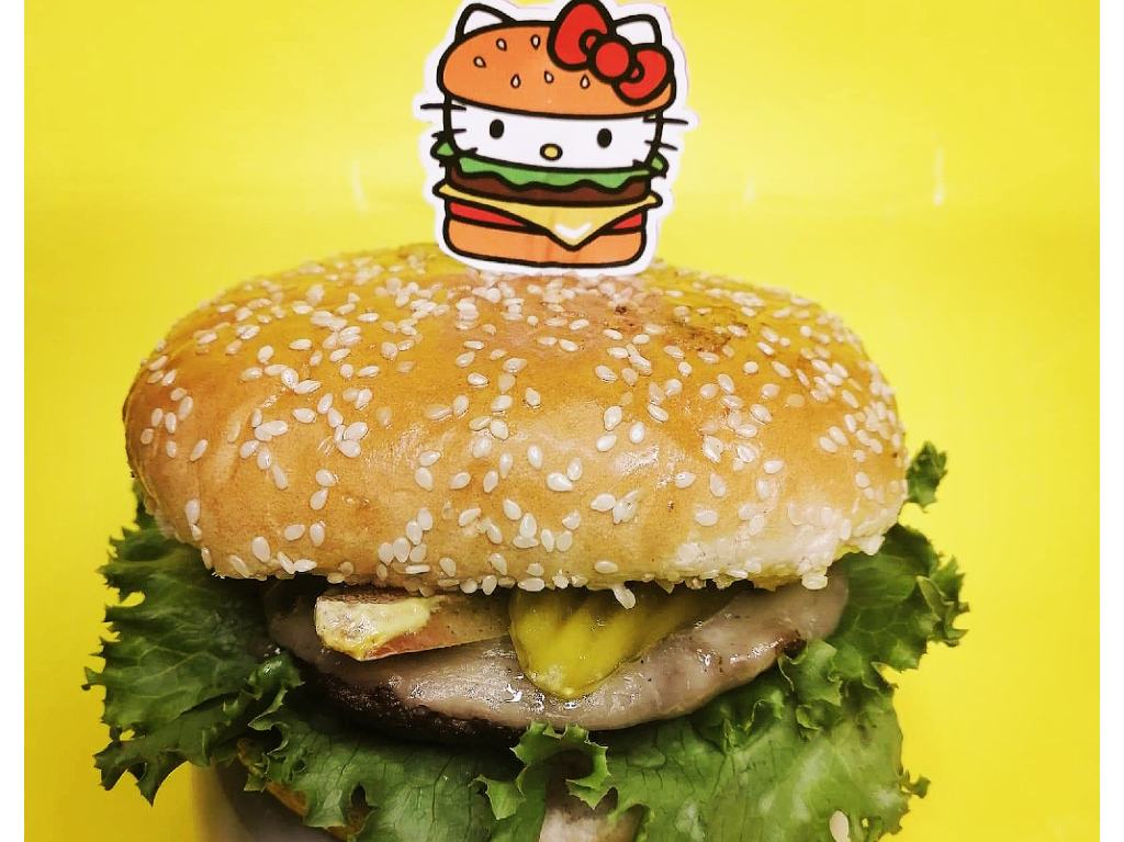 Hello Kitty hamburguesa