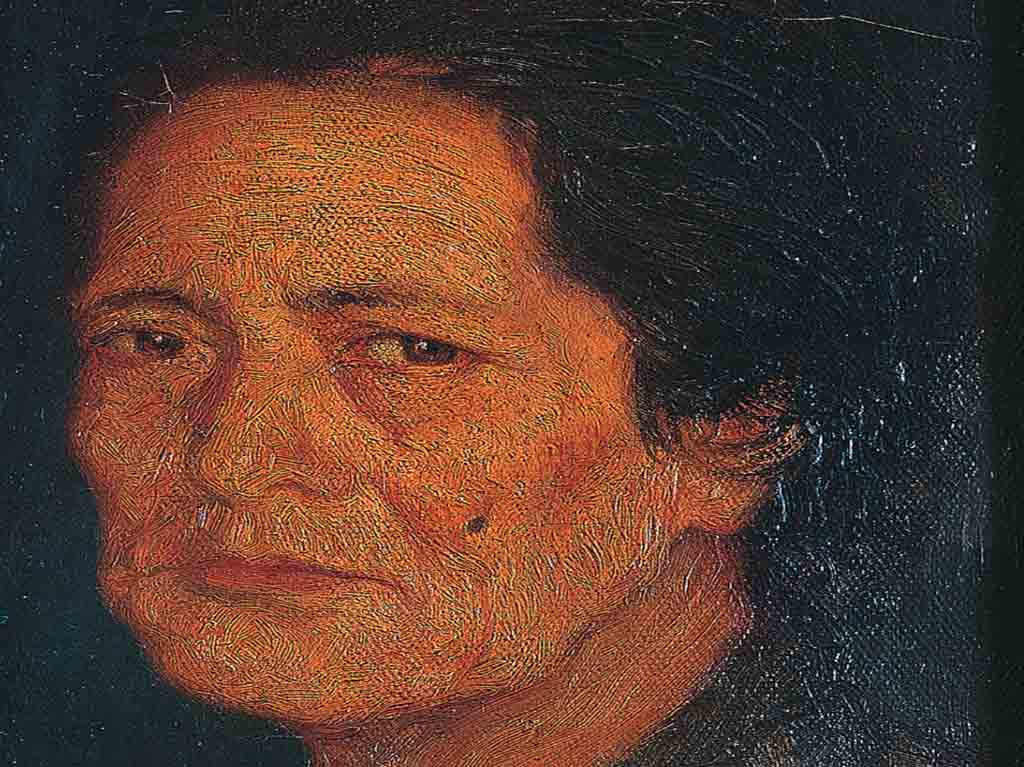 retaro de diego rivera a su madres