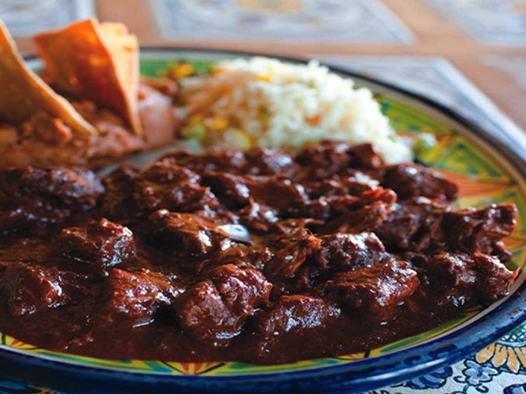 San Luis Potosí carne enchilada