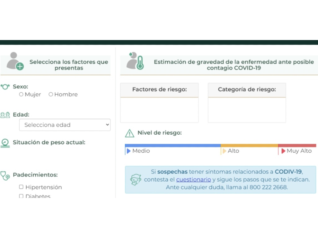 Calculadora del IMSS página