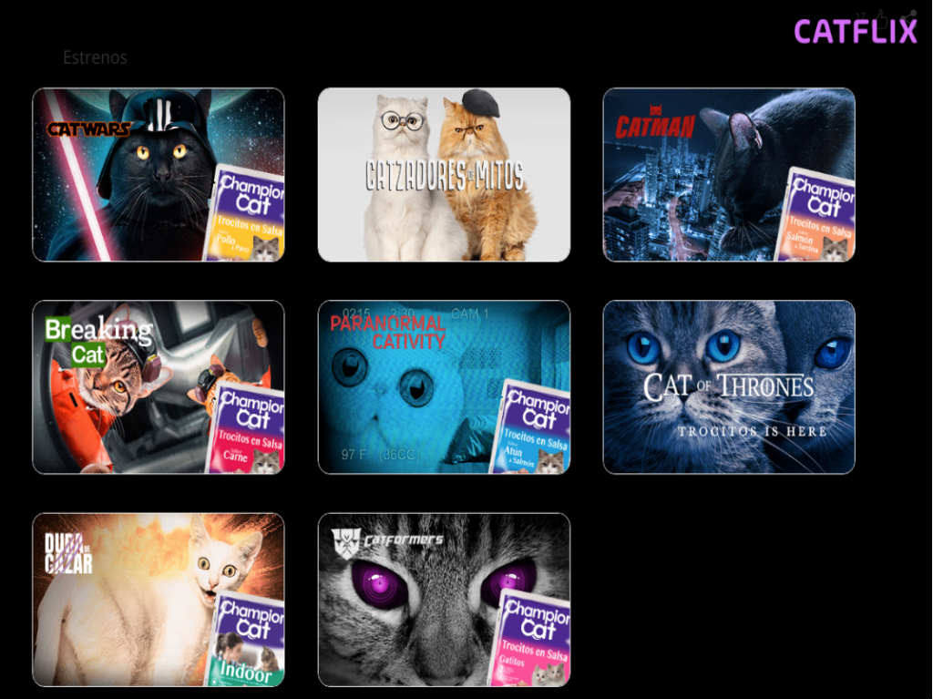 catflix plataforma de streaming para gatos