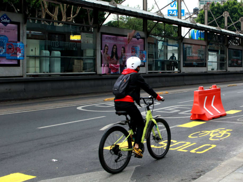 Ciclovías emergentes aumentaron el número de ciclistas en CDMX